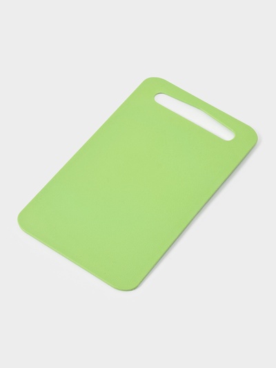 Доска разделочная Доляна, пластик, прямоугольная, 22×13 см, зелёная