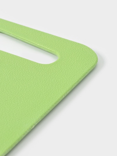 Доска разделочная Доляна, пластик, прямоугольная, 22×13 см, зелёная