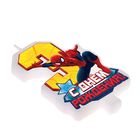 Свеча в торт "С днем рождения", цифра 3, Человек-Паук - Фото 2