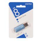 Флешка Smartbuy V-Cut, 8 Гб, USB2.0, чт до 25 Мб/с, зап до 15 Мб/с, синяя - Фото 3
