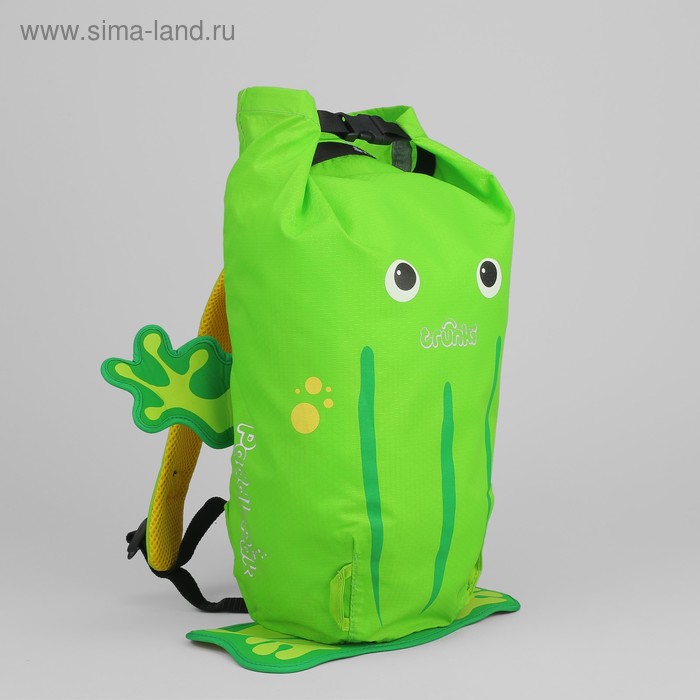 Рюкзак для бассейна и пляжа "Лягушка", зелёный - Фото 1