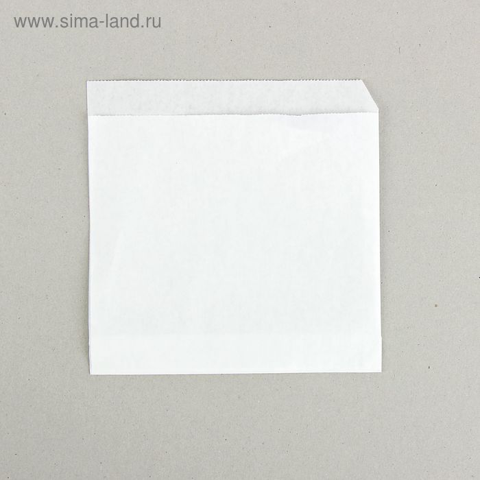 Пакет бумажный фасовочный, «Уголок», из жировлагостойкой бумаги 17,5 х 17,5 см - Фото 1