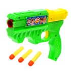 Пистолет «Бластер», стреляет мягкими пулями, цвета МИКС - фото 8267362