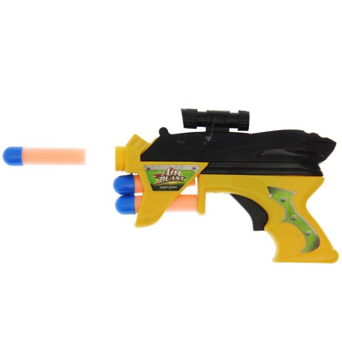 Пистолет «Космобластер», стреляет мягкими пулями (3 шт.), цвета МИКС - фото 1911200006
