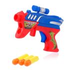 Пистолет «Космобластер», стреляет мягкими пулями (3 шт.), цвета МИКС - фото 10027740