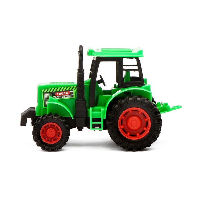 Трактор инерционный «Фермерский», цвета МИКС - фото 1905354670