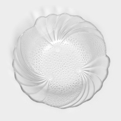 Салатник Paşabahçe Papillon, 1.5 л, d=23 см, стекло, прозрачный