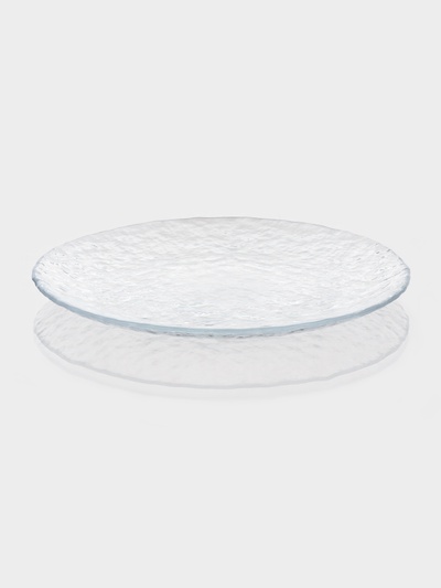 Тарелка Paşabahçe Haze, d=19 см, стекло, прозрачная