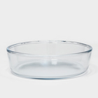 Форма Paşabahçe Borcam, 2.4 л, 30.3×21.3 см, для СВЧ, стекло, прозрачная - Фото 4