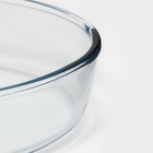 Форма Paşabahçe Borcam, 2.4 л, 30.3×21.3 см, для СВЧ, стекло, прозрачная - Фото 6