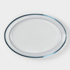 Форма Paşabahçe Borcam, 2.4 л, 30.3×21.3 см, для СВЧ, стекло, прозрачная - Фото 7