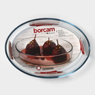 Форма Paşabahçe Borcam, 2.4 л, 30.3×21.3 см, для СВЧ, стекло, прозрачная - Фото 9