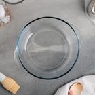 Кастрюля из жаропрочного стекла для запекания Borcam, 2 л, с крышкой - фото 9251306