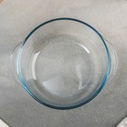 Кастрюля из жаропрочного стекла для запекания Borcam, 1,5 л, с крышкой - фото 4622565