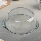Кастрюля из жаропрочного стекла для запекания Borcam, 1,5 л, с крышкой - фото 4622566