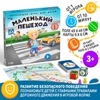 Настольная обучающая игра ПДД «Маленький пешеход», 3+ - Фото 1