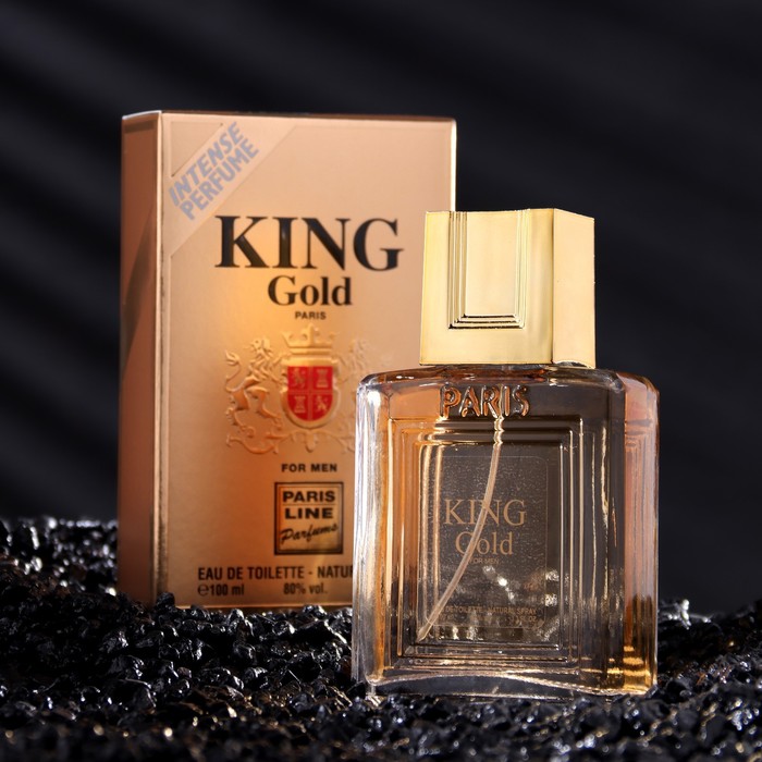 Туалетная вода мужская King Gold Intense Perfume, 100 мл - Фото 1