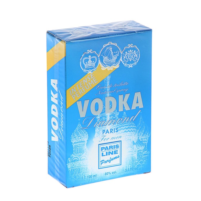 Туалетная вода мужская Vodka Diamond Intense PerfumeD, 100 мл - фото 1896530284