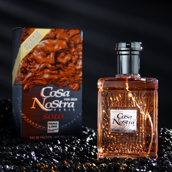 Туалетная вода мужская Cosa Nostra Solo Intense Perfume, 100 мл - Фото 1