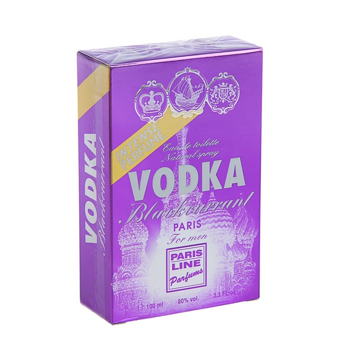 Туалетная вода мужская Vodka Blackcurrant Intense PerfumeD, 100 мл - фото 1898005555