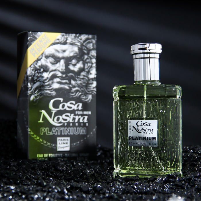 Туалетная вода мужская Cosa Nostra Platinium Intense Perfume, 100 мл - Фото 1