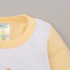 Футболка с длинным рукавом детская "Дисней беби: Медвежонок Винни и друзья", рост 68-74 (48) см, 6-9 мес, 100% хлопок - Фото 3