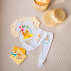 Футболка с длинным рукавом детская "Дисней беби: Медвежонок Винни и друзья", рост 68-74 (48) см, 6-9 мес, 100% хлопок - Фото 7