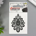 Татуировка на тело "Цветок" 5,3х6,3 см - Фото 1