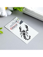 Переводная тату на тело «Знак зодиака: Скорпион», 5.3×6.3 см - Фото 3