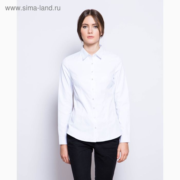 Рубашка женская, цвет белый, размер 54 - Фото 1