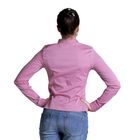 Блузка женская с длинным рукавом (905-132185), размер 40, цвет розовый - Фото 3
