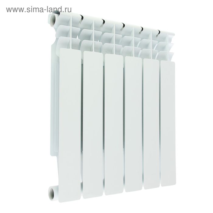 Радиатор биметаллический Oasis, 500 х 80 мм, 6 секций - Фото 1