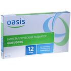 Радиатор биметаллический Oasis, 500 х 80 мм, 12 секций - Фото 2