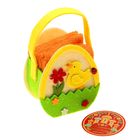 Наб. полотенец в корзинке Collorista "Святая Пасха" 30х30 см- 2шт, хлопок 330 гр/м2 - Фото 1