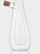 Бутыль для соусов и масла 2 в 1 «Фьюжн. Эстет», 280/75 мл, 8×6.5×24 см, стекло, прозрачная - Фото 2