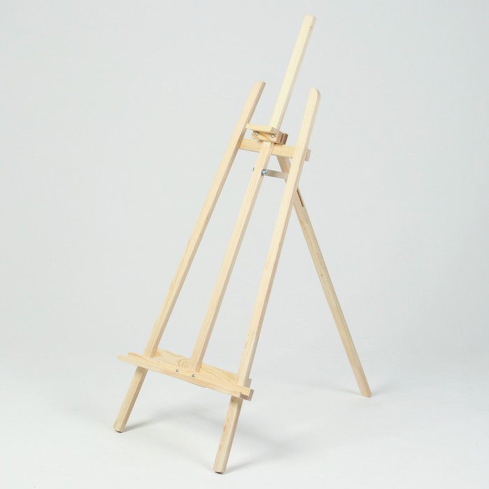 Мольберт тип «Лира» 145×52 см, с бегунком, неокрашенное дерево, Calligrata