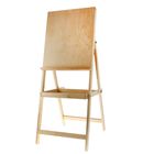 Мольберт тип «Хлопушка», 130×50×65 см, планшет 60×50 см, с полочкой, неокрашенное дерево, Calligrata - Фото 1