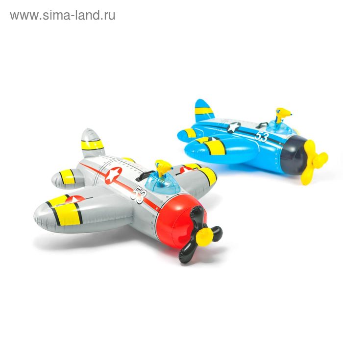 Игрушка для плавания «Самолет», 132 х 130 см, от 3 лет, цвета МИКС, 57537NP INTEX - Фото 1