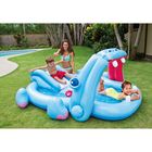 Игровой центр, надувной "Гиппопотам", 221х188х86 см, 3-6 лет 57150 INTEX - Фото 1