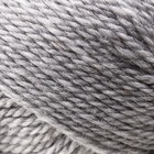 Пряжа для вязания спицами, крючком «Пехорский текстиль. Мериносовая», 50% мериносовая шерсть, 50% акрил, 200 м/100 г, (386 св. серый меланж) - Фото 5