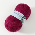 Пряжа "Великолепная" 30% ангора, 70% акрил объёмный 300м/100гр (523-Яр.цикламен) - Фото 2