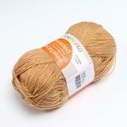 Пряжа "Бисерная" 100% акрил 450м/100гр (124-Песочный) - Фото 2