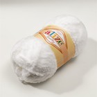 Плюшевая пряжа для вязания спицами, крючком ALIZE, Softy, 100% микрополиэстер, 115 м/50 г, (450 жемчужный) - Фото 3