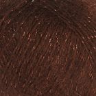 Пряжа "Angora Gold Simli" 75% акрил, 20% шерсть, 5% металлик 500м/100гр (26 коричн.) - Фото 1