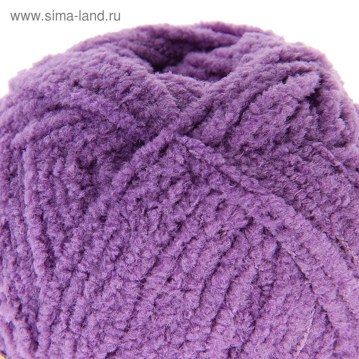 Пряжа "Softy" 100% микрополиэстер 115м/50гр (42 темно-фиолет.) - Фото 1