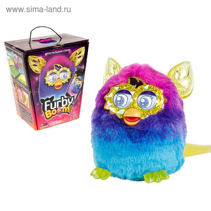 Интерактивная игрушка "Furby кристалл", цвет сине-сиреневый - Фото 1