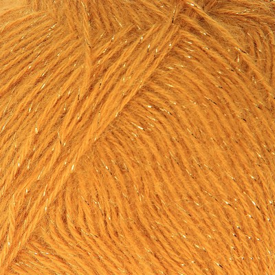 Пряжа "Angora Gold Simli" 75% акрил, 20% шерсть, 5% металлик 500м/100гр (02 шафран)