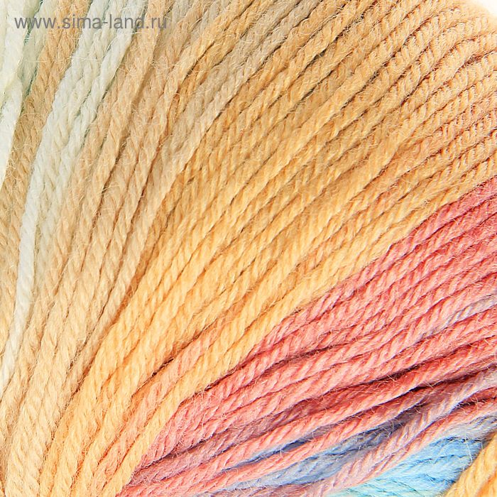Пряжа "Baby Wool Batik" 40% шерсть, 40% акрил, 20% бамбук 175м/50гр (4796) - Фото 1
