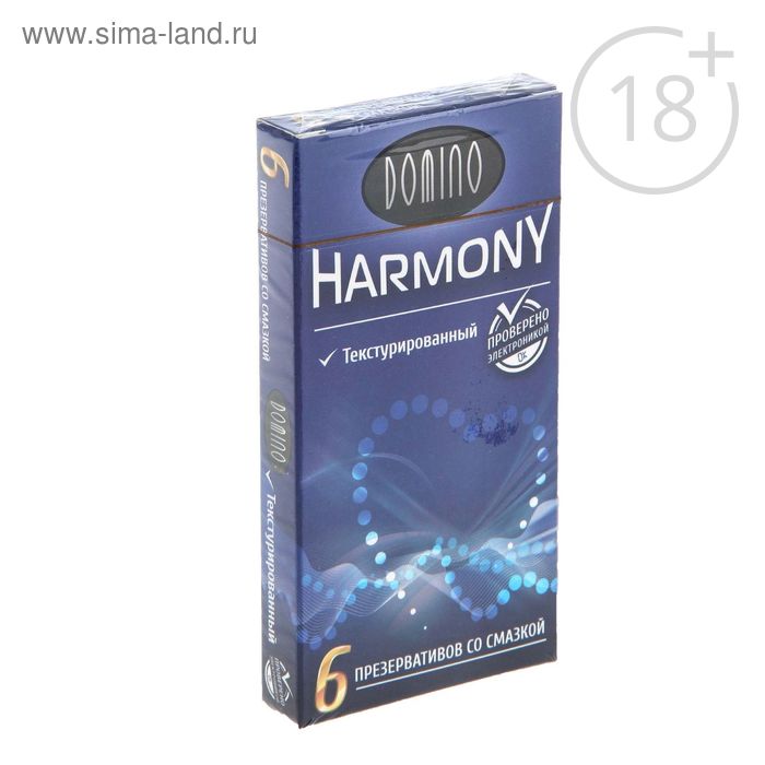 Презервативы «Domino» Harmony Текстурированные, 6 шт - Фото 1