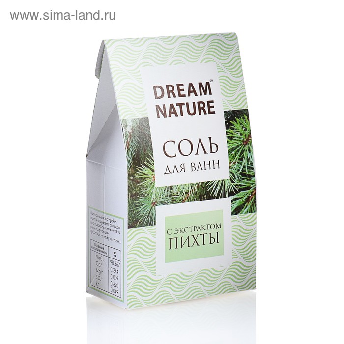 Природная соль для ванн "Пихта", 500 г - Фото 1